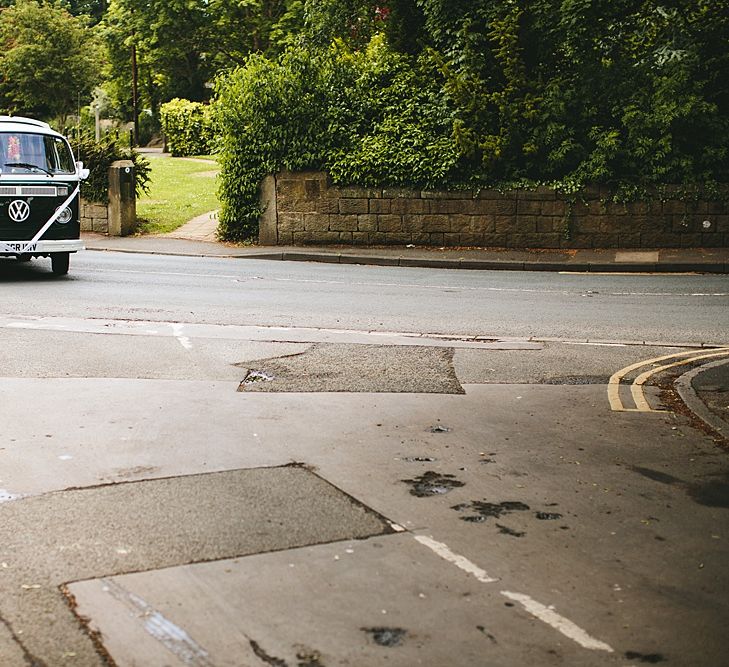 Volkswagen Cmapervan | At Home Greenery Filled Marquee Wedding in Yorkshire | Craig Williams Photography