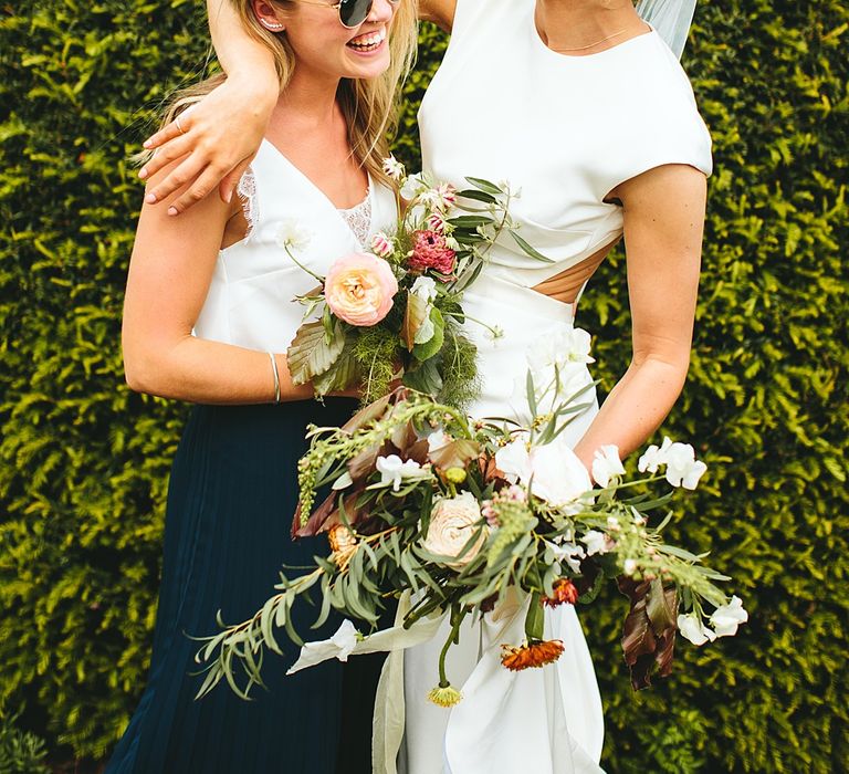 Besties | At Home Greenery Filled Marquee Wedding in Yorkshire | Craig Williams Photography