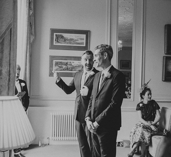 Groom in Folk Suit at the Altar | Marshal Gray Photography