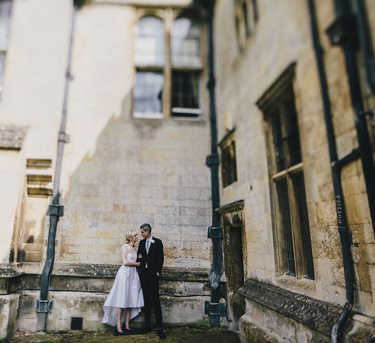 Stylish Bride in Separates by Noble and Wright | Groom in Folk Suit | Marshal Gray Photography