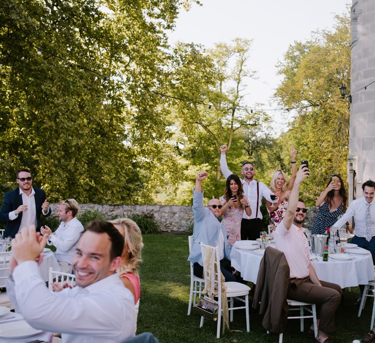 Relaxed Intimate Wedding At Chateau De Lisse France With Bride In Delphine Manivet From The Mews Bridal With Images From McGivern Photography