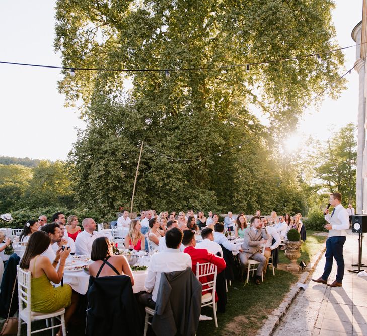 Relaxed Intimate Wedding At Chateau De Lisse France With Bride In Delphine Manivet From The Mews Bridal With Images From McGivern Photography