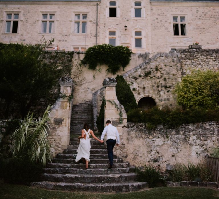 Relaxed Intimate Wedding At Chateau De Lisse France With Bride In Delphine Manivet From The Mews Bridal With Images From McGivern Photography