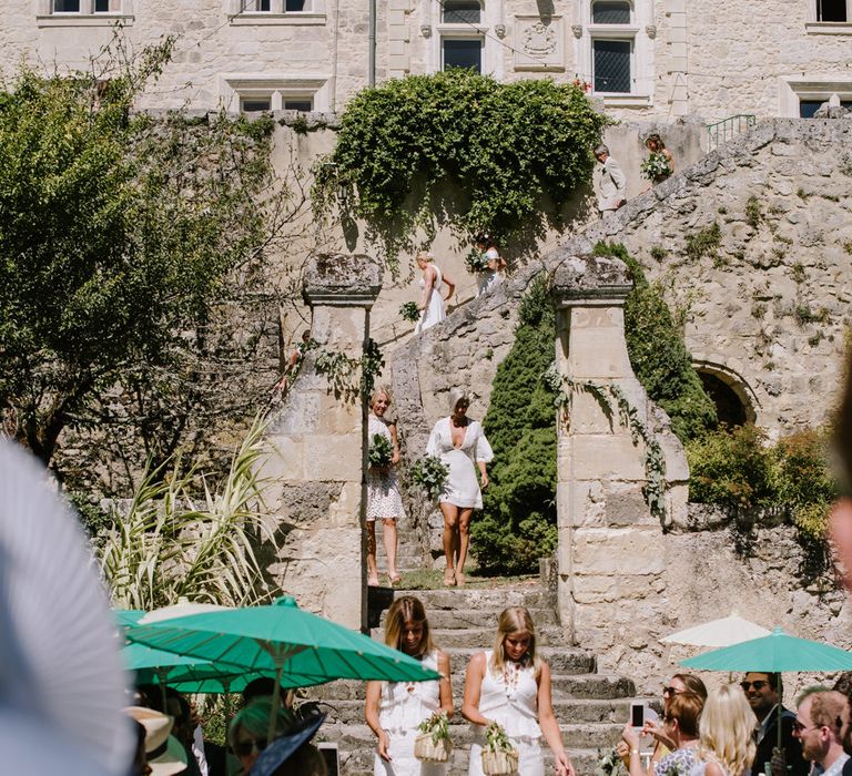 Relaxed Intimate Wedding At Chateau De Lisse France With Bride In Delphine Manivet From The Mews Bridal With Images From McGivern Photography