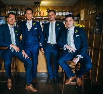 Navy & Blue Groomswear Inspiration Post