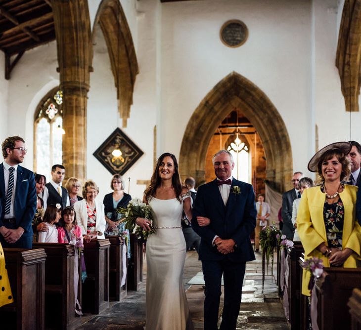 Raspberry, Gold & Navy Colour Palette Marquee Wedding With Suzanne Neville Bride & Bridesmaids In Raspberry Multiway Dresses Images From Michelle Wood