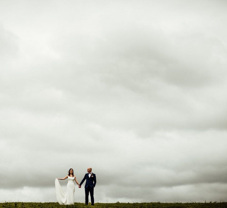 Beautiful Suzanne Neville Bride With Bespoke Embellishments on Dress