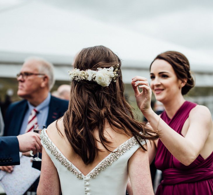 Flower Circlet For Bridal Hair