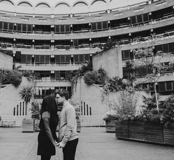 Engagement Shoot At The Barbican London With Images by Fern Edwards Photography