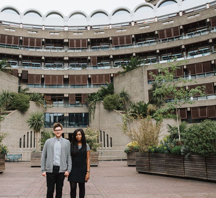 Engagement Shoot At The Barbican London With Images by Fern Edwards Photography