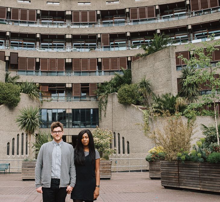 Engagement Shoot At The Barbican London With Images by Fern Edwards Photography