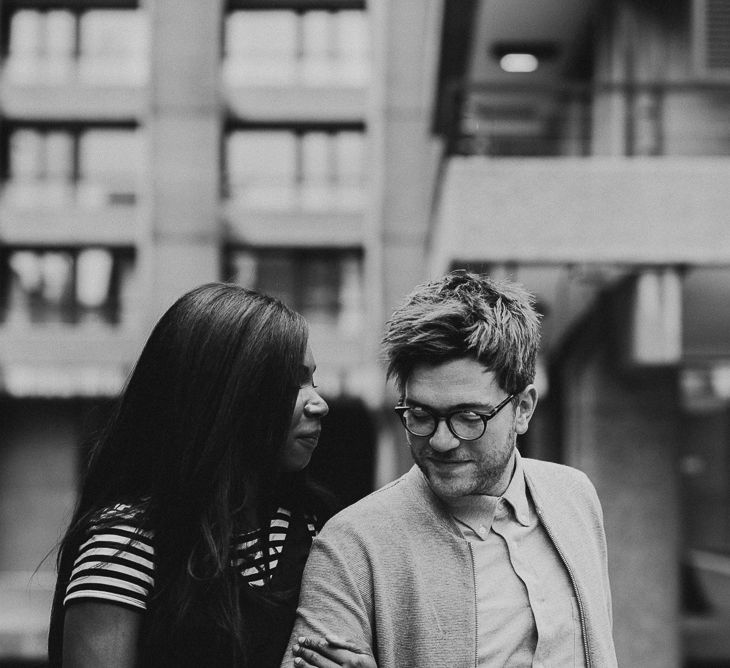 Engagement Shoot At The Barbican London With Images by Fern Edwards Photography