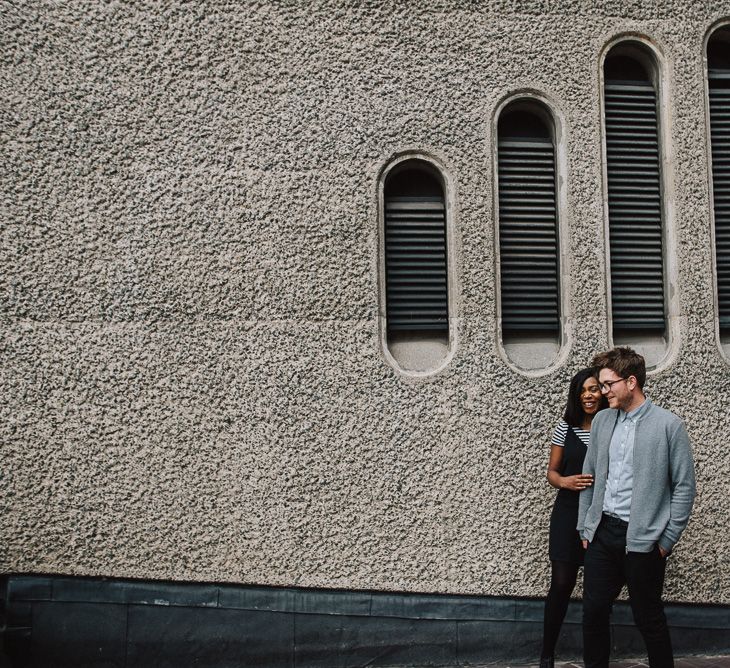 Engagement Shoot At The Barbican London With Images by Fern Edwards Photography