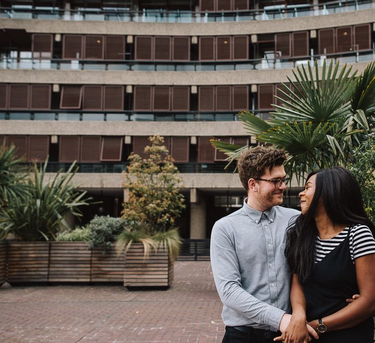 Engagement Shoot At The Barbican London With Images by Fern Edwards Photography