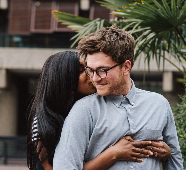 Engagement Shoot At The Barbican London With Images by Fern Edwards Photography