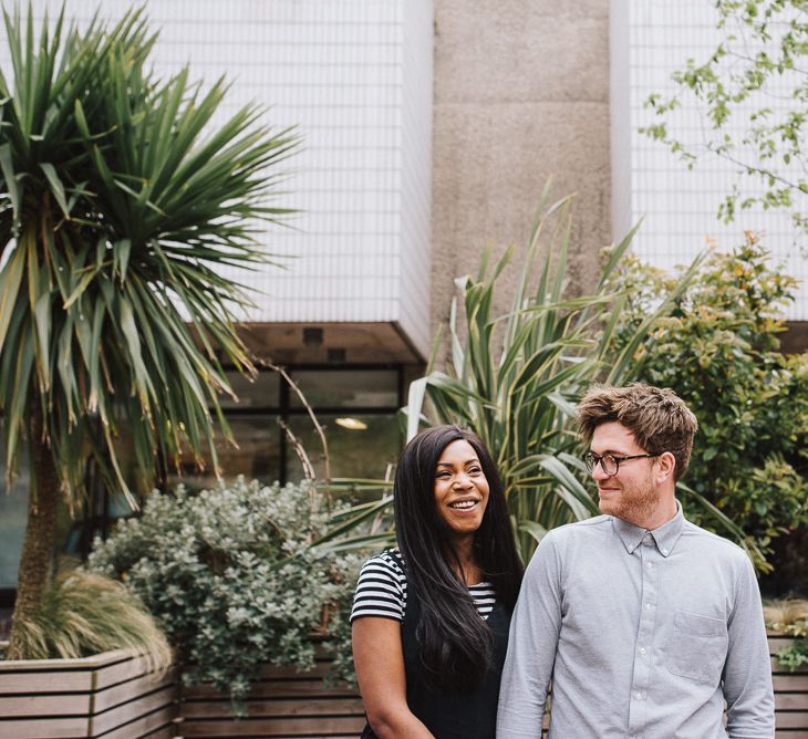 Engagement Shoot At The Barbican London With Images by Fern Edwards Photography