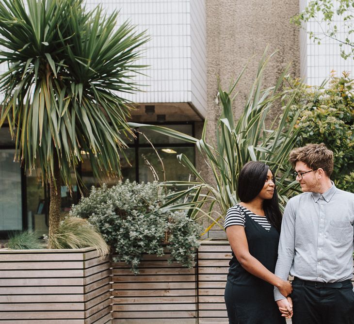 Engagement Shoot At The Barbican London With Images by Fern Edwards Photography