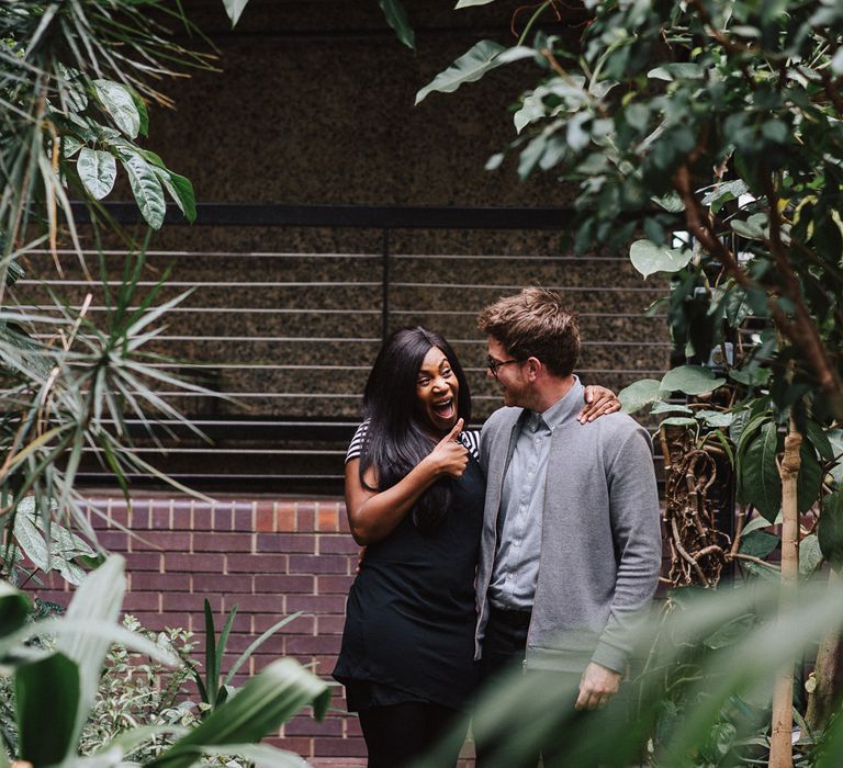 Engagement Shoot At The Barbican London With Images by Fern Edwards Photography