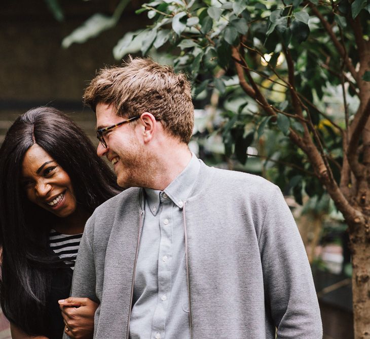 Engagement Shoot At The Barbican London With Images by Fern Edwards Photography