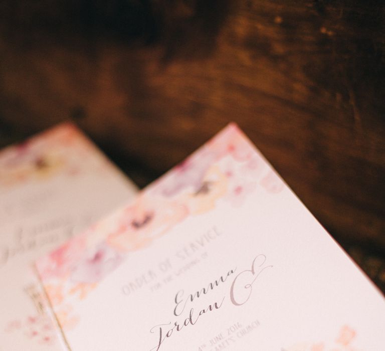 Wedding Stationery | Image by <a href="https://www.mandjphotos.com/" target="_blank">M&J Photography</a>