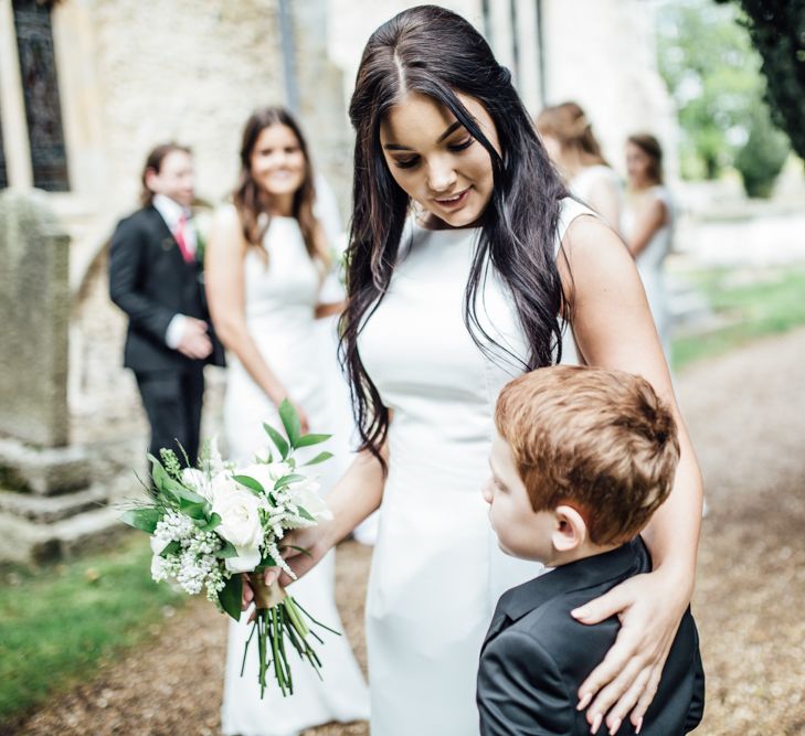 Elegant & Minimal Black Tie Wedding With Monochrome Colour Palette Kenneth Winston Bride Hugo Boss Groom Bridesmaids In White Darina Stoda Photography