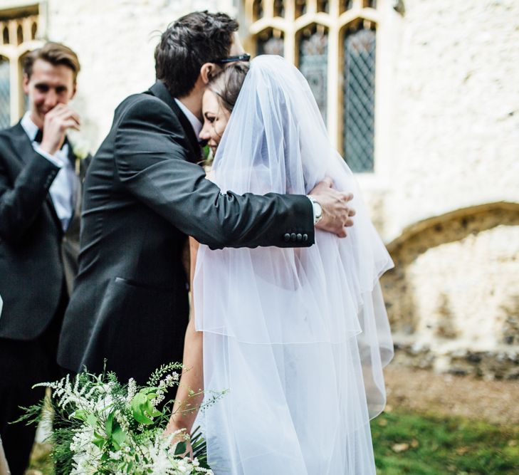 Elegant & Minimal Black Tie Wedding With Monochrome Colour Palette Kenneth Winston Bride Hugo Boss Groom Bridesmaids In White Darina Stoda Photography