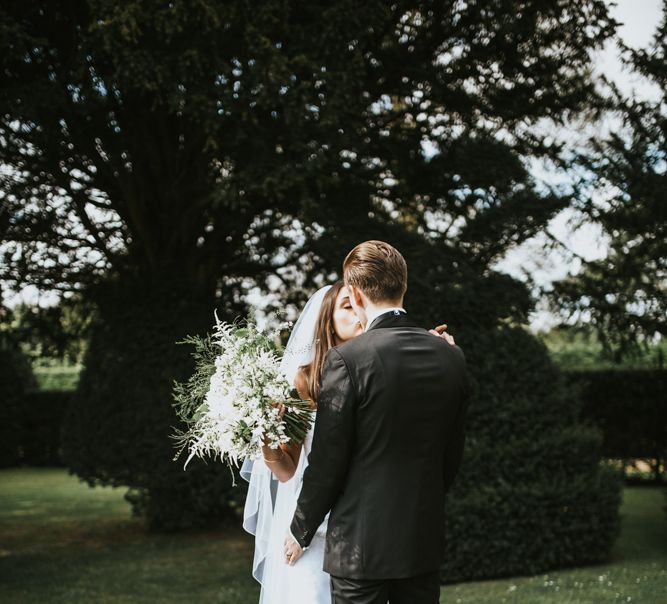 Elegant & Minimal Black Tie Wedding With Monochrome Colour Palette Kenneth Winston Bride Hugo Boss Groom Bridesmaids In White Darina Stoda Photography