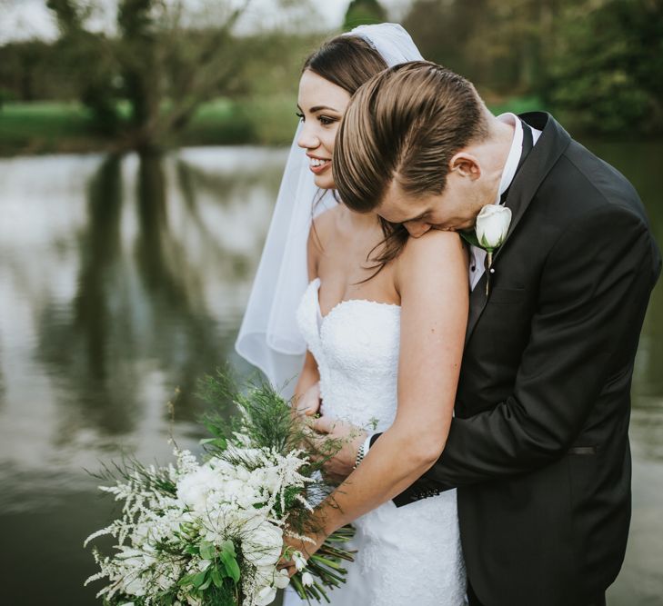 Elegant & Minimal Black Tie Wedding With Monochrome Colour Palette Kenneth Winston Bride Hugo Boss Groom Bridesmaids In White Darina Stoda Photography