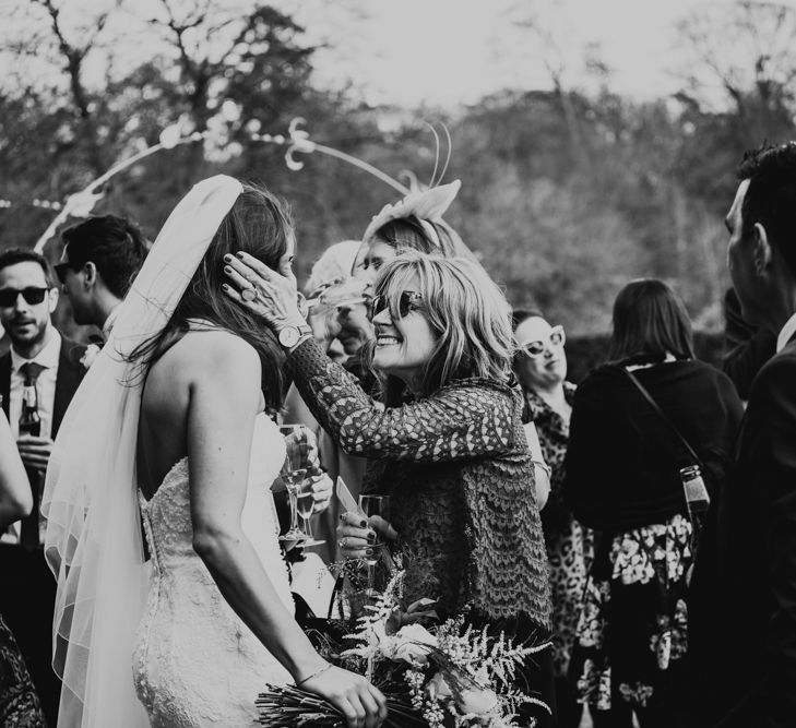 Elegant & Minimal Black Tie Wedding With Monochrome Colour Palette Kenneth Winston Bride Hugo Boss Groom Bridesmaids In White Darina Stoda Photography