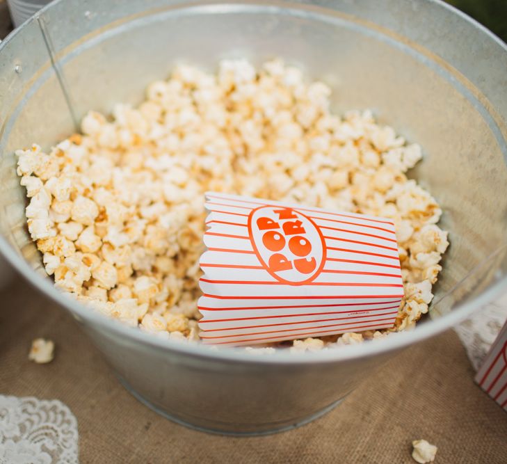 Popcorn Station at Wedding