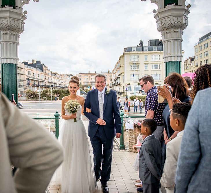 Brighton Bandstand Wedding Ceremony | Bridal Entrance