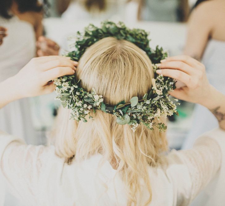 Greenery & Wild Flower Floral Crown