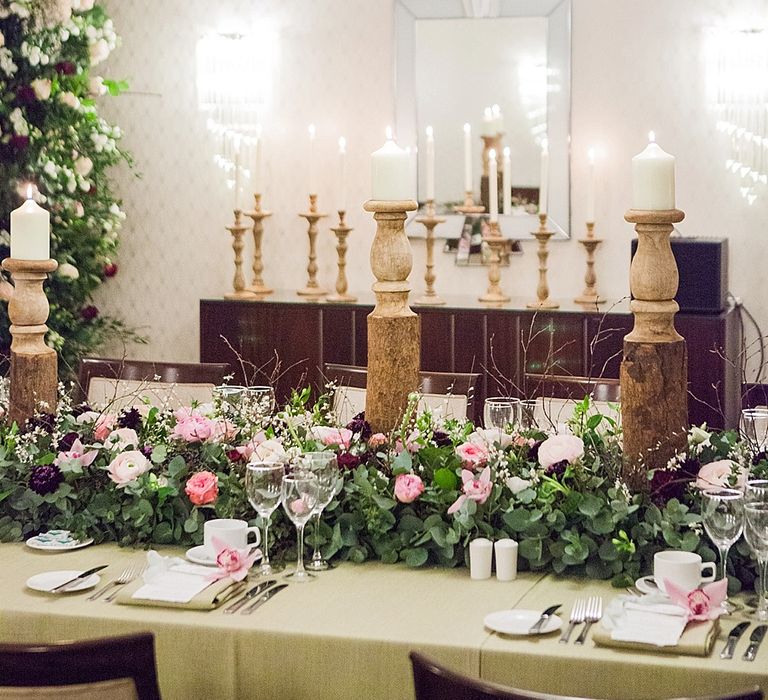 Intimate Dinner With Stunning Florals By Emma Soulsby Flowers