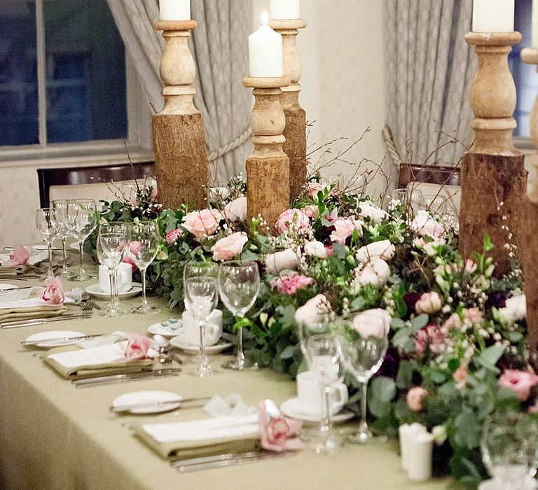 Intimate Dinner With Stunning Florals By Emma Soulsby Flowers