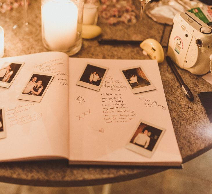 Polaroid Guest Book | Outdoor Destination Wedding at Villa Regina Teodolinda, Lake Como, Italy | Matt Penberthy Photography