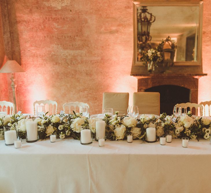 Elegant White & Green Table Scape | Outdoor Destination Wedding at Villa Regina Teodolinda, Lake Como, Italy | Matt Penberthy Photography