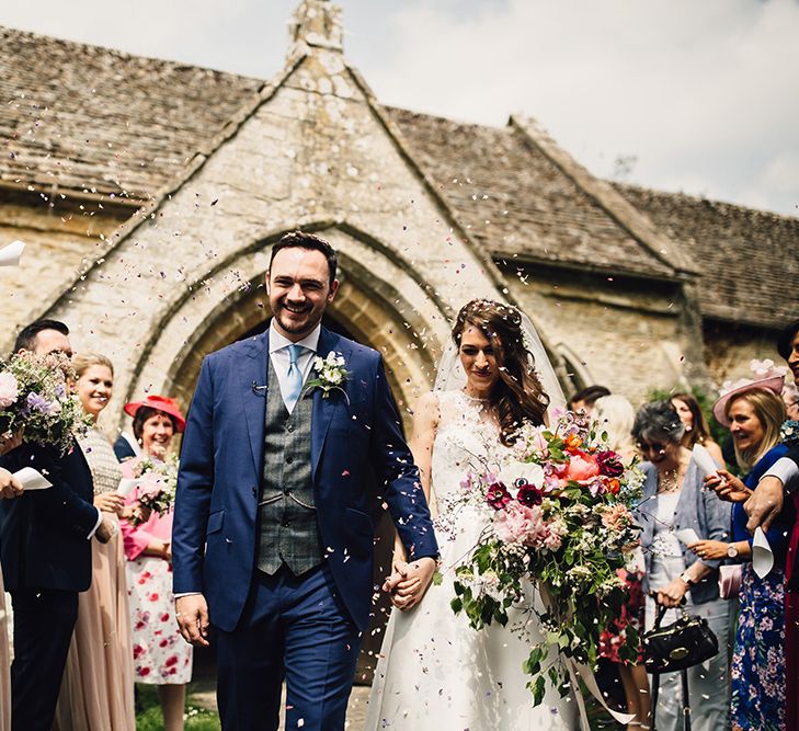 Bride & Groom Confetti Exit