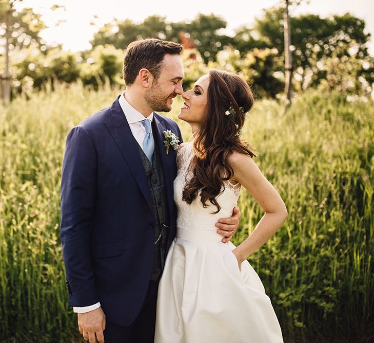 Bride & Groom Cripps Stone Barn