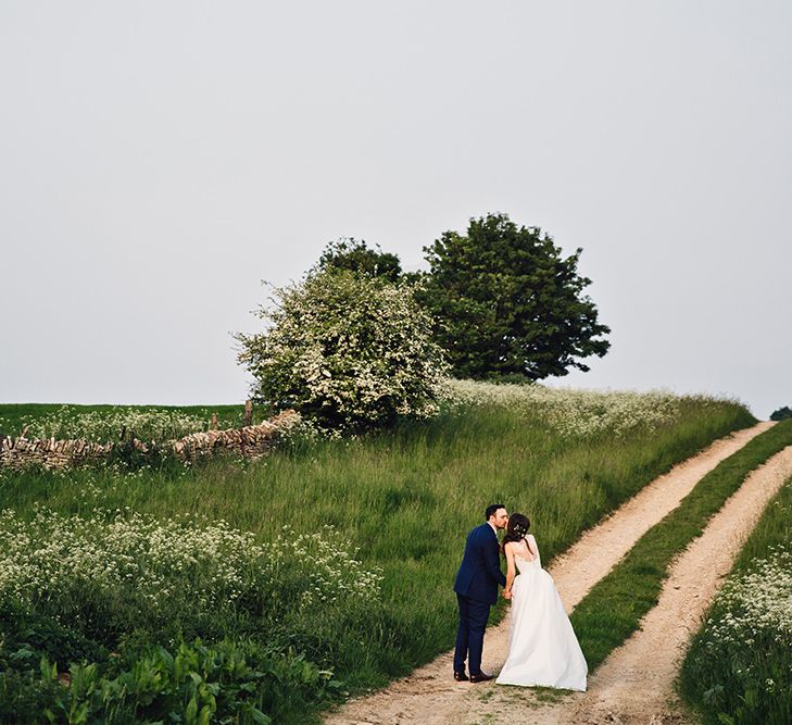 Bride & Groom at Cripps Stone Barn