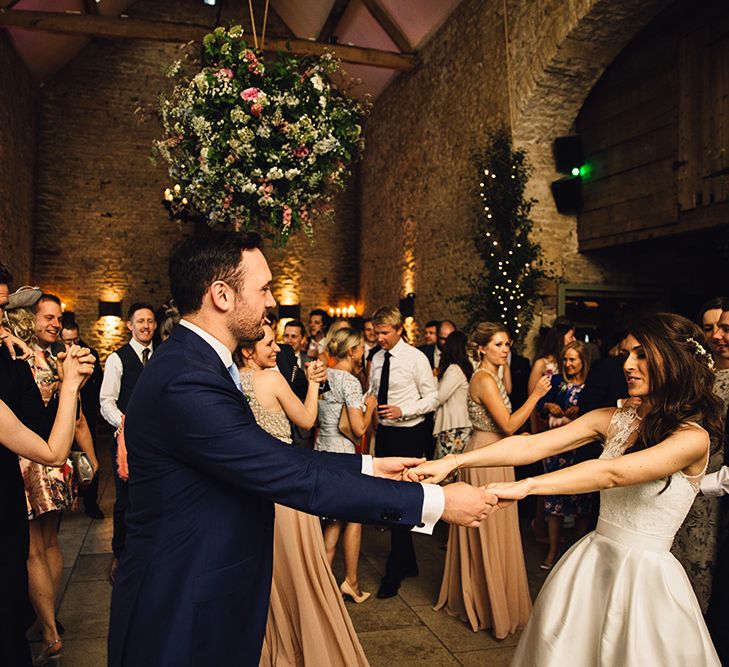 Bride & Groom First Dance at Cripps Stone Barn