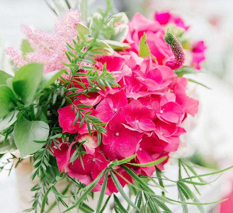 Pink Floral Chair Backs For Wedding