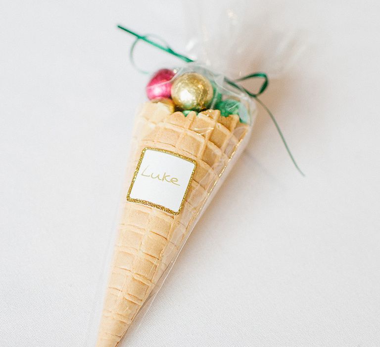 Ice Cream Cone Wedding Favours