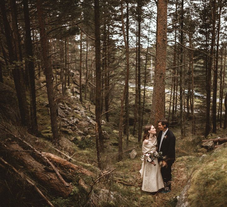 Outdoor Coastal Wedding at Stolmen, Norway | Bride in The Row Dress (SS15) from The Outnet | Benjamin Wheeler Photography