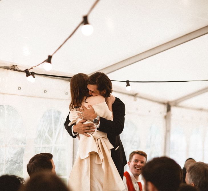 Outdoor Coastal Wedding at Stolmen, Norway | Bride in The Row Dress (SS15) from The Outnet | Benjamin Wheeler Photography