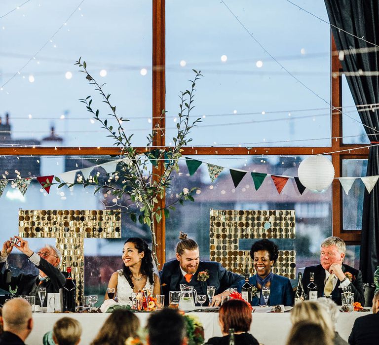 Autumnal Village Hall Budget Wedding With Bridesmaids In Tulle Skirts And Images By Beatrici Photography