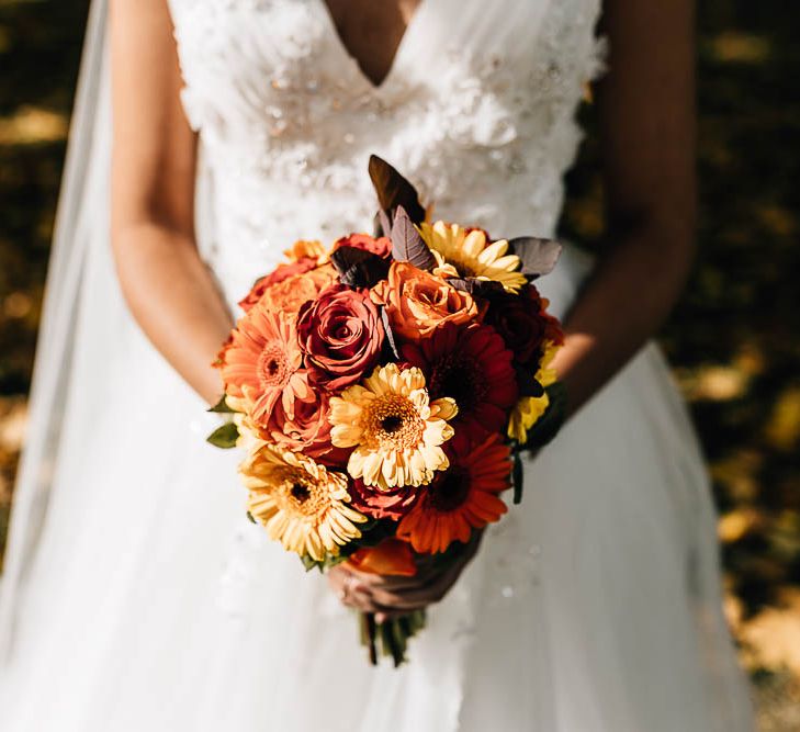 Orange Wedding Bouquet