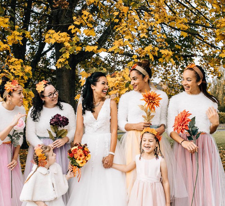 Orange Wedding Bouquets