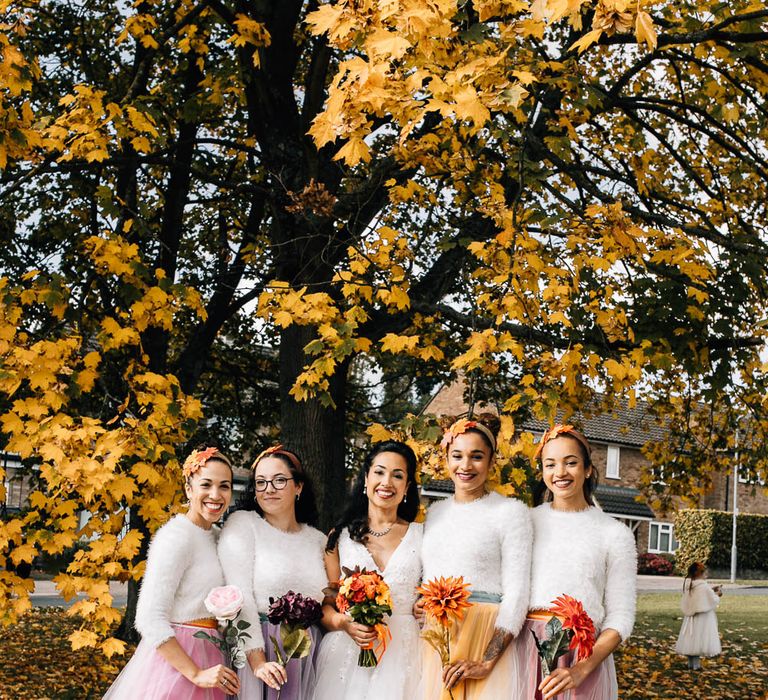 Orange Wedding Bouquets