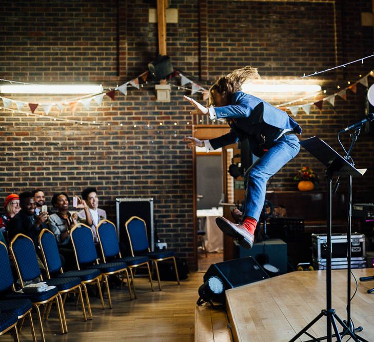 Groom Making An Entrance