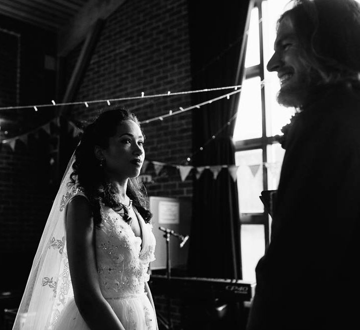 Wedding Ceremony In Village Hall